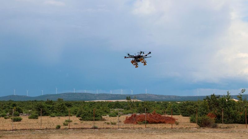 Field tests with drones in Croatia(Image: TH Ulm)
