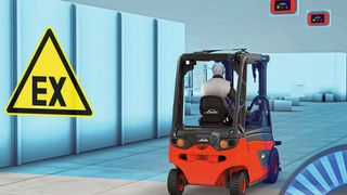 Stapler für den Ex-Bereich (Linde)