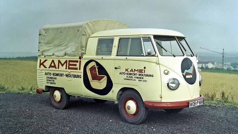 In den USA der 60er-Jahre hatte der VW Bulli als Nutzfahrzeug keine Zukunft.(Bild:  VWN)