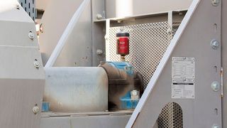 Das Schmiersystem Perma-Flex im Einsatz in einer Lüfteranlage. (Perma-Tec)