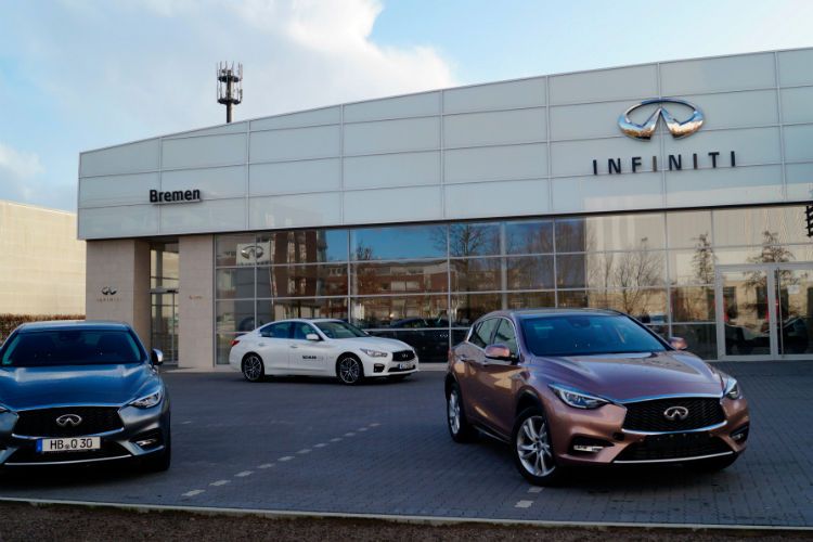Imposanter Auftritt: Rund 1,6 Millionen Euro investierte die Möhler-Gruppe allein in den Infiniti-Betrieb.  (Foto: Möhler Gruppe)