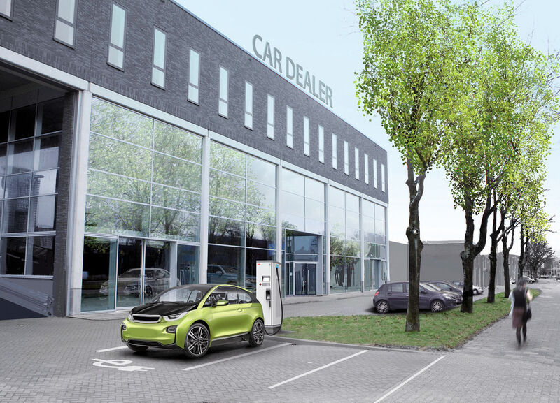 Die neue DC-Schnelladestation Terra 53 mit 50 kW wurde gemäß dem Standard CCS (Combined Charging System) entwickelt. (ABB)