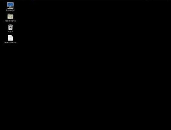 Beaglebone Black: Startbildschirm (Bild: TI / beagleboard.org)