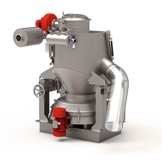 Dinnissen präsentiert die neue kippbare Dima Sackentleerer, die leicht von einer einzigen Person bedient werden können.(Bild:  Dinnissen)