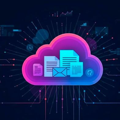 Die Content Innovation Cloud von Hyland soll Inhalte aus Dokumenten so aufbereiten, dass sie sich direkt in Geschäftsprozesse einbinden lassen. Grundlage dafür sind strukturierte Daten und klare Governance-Regeln. (Bild: Gemini / KI-generiert)