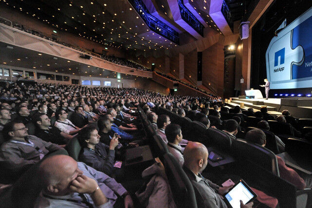 Abbildung 1: Mehr als 2.000 Besucher aus 62 Ländern konnte NetApp auf seiner Partnerkonferenz 