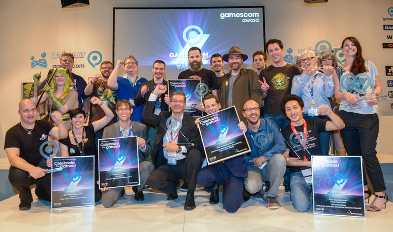 Die Gewinner des Gamescom Award 2014. (Koelnmesse GmbH)