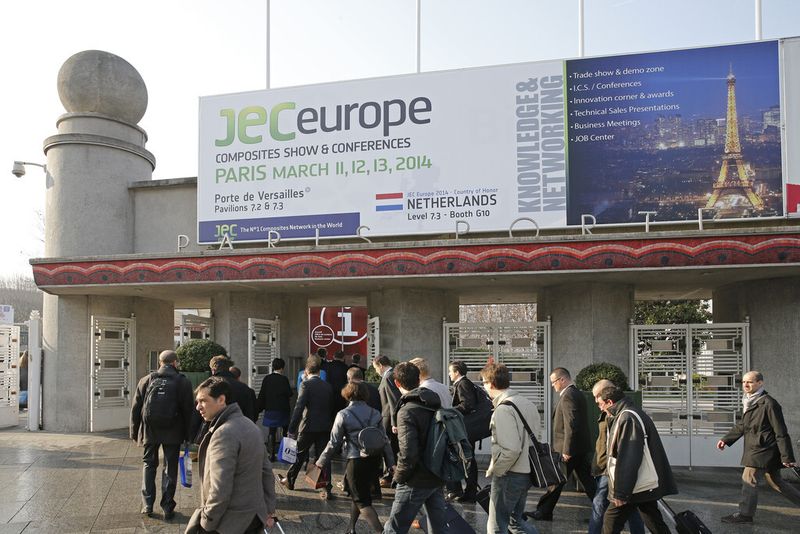 Impressionen von der JEC Europe 2014....Präsentationswucht und Informationsflut in Sachen Leichtbau-Know-how. (Bild: JEC Group)