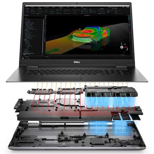 Dell Technologies aktualisiert zudem sämtliche Geräte der Precision-Reihe, von den Einstiegsmodellen der 3000-Serie bis zu den leistungsstärksten Mobil-, Tower- und Rack-Workstations der 7000-Serie. Im Bild die Precision 7780. (Bild: Dell Inc.)