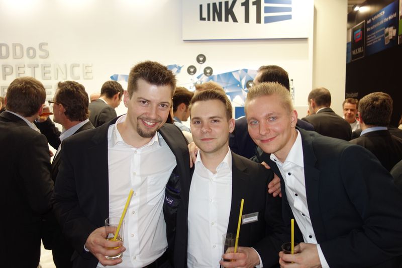 (v. l.) Tobias Schubert, Trend Micro, Fabian Glöser, Lumension, und Philipp Behmer, Trend Micro (Bild: IT-BUSINESS)