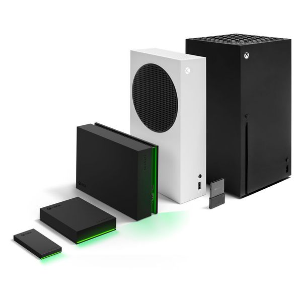 Die externe SSD lässt sich an die verschiedenen Xbox-Versionen andocken. (Seagate)