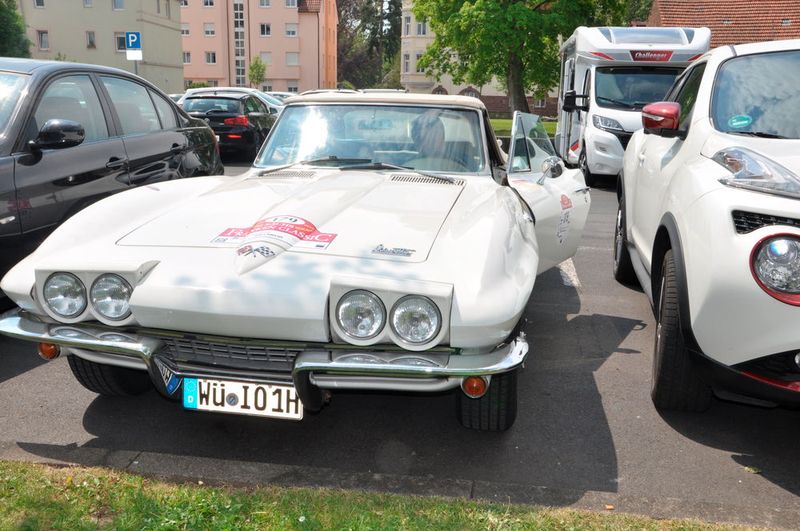 Er startete mit einer Corvette Stingray C2 aus dem Jahr 1966. (Foto: Grimm/Dominsky)