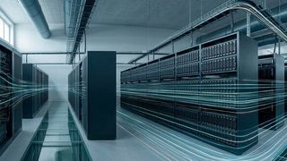 Skalierbare Datensouveränität ist das Fundament für den Weg von der rechenintensiven KI-Verarbeitung über wachsende Datenströme hin zu nachhaltigen, energieeffizienten Speichersystemen. (Bild: Gemini / KI-generiert)
