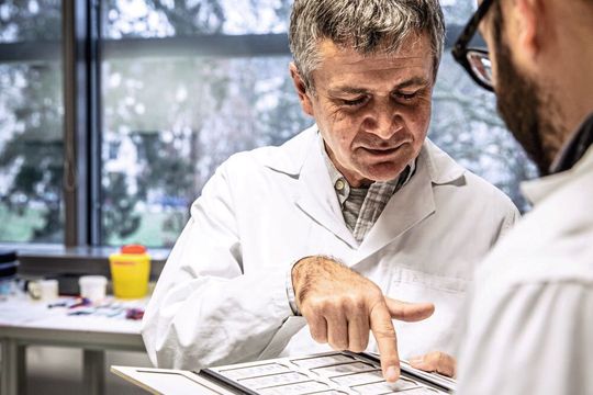 ISTA Professor Jozsef Csicsvari im Labor.(Bild:  Nadine Poncioni/ISTA)