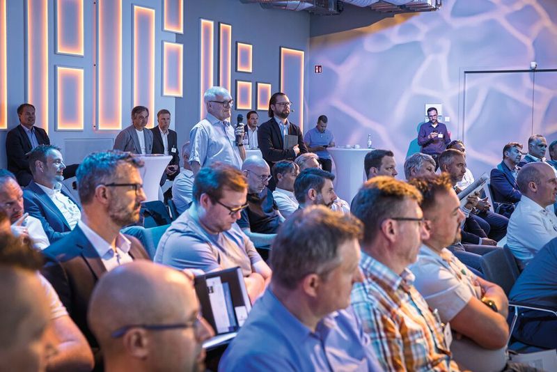 Impressionen der 4. Fachtagung „Mehr Effizienz im Presswerk“ am 15. Juni 2023 in Würzburg. (Bild: VCG/Stefan Bausewein)