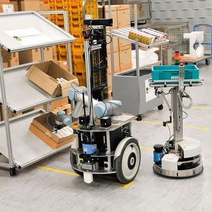 Die flexible Kommissionierung ist eine der möglichen Anwendungen für das Baukastensystem des ZAFH Intralogistik.