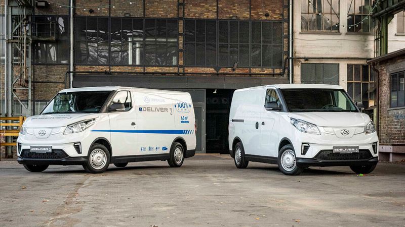 Bislang bietet Maxus den kleinen Elektrotransporter E-Deliver 3 an. (Bild: Manuel Debus)