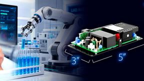 Vox Power’s EIRE600 delivers up to 600 W in a compact 5 × 3-inch package, with forced-air or conduction cooling options for industrial and medical equipment. (Source: Vox Power)