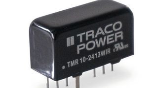 TMR-10WIR-Serie: ein kompakter 10-Watt-DC/DC-Wandler für Bahnanwendungen mit weitem 4:1-Eingangsspannungsbereich. (Bild: Traco)
