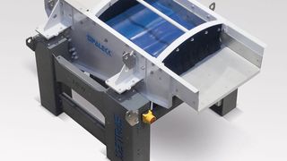 Spannwellensiebkassette in Förderrinne (Bild: Spaleck)