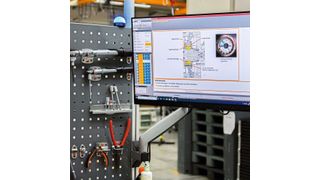 Die Software Elution von Elabo unterstützt den Mitarbeiter am Montagearbeitsplatz und leitet ihn durch die Arbeitsschritte. (Bild: Elabo)