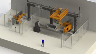 Bachmann Engineering baut ein Schweißportal für das Aluminiumschweißwerk E. Nussbaumer. (Bild: Bachmann Engineering)