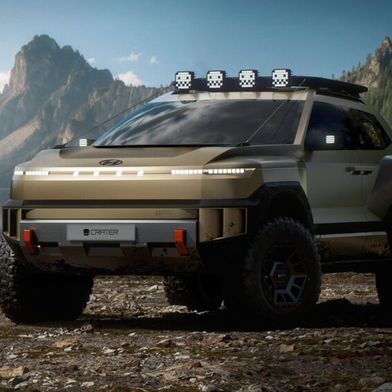 Der Hyundai Crater will in schweres Gelände. (Bild: Hyundai)