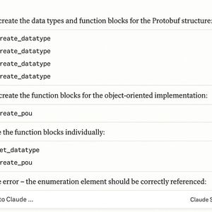 Der Codesys MCP Server ermöglicht den Zugriff auf Meldungen und Compiler-Informationen, die für die Korrektur und Optimierung des Programmcodes genutzt werden - hier von Claude Sonnet.(Bild:  Codesys)