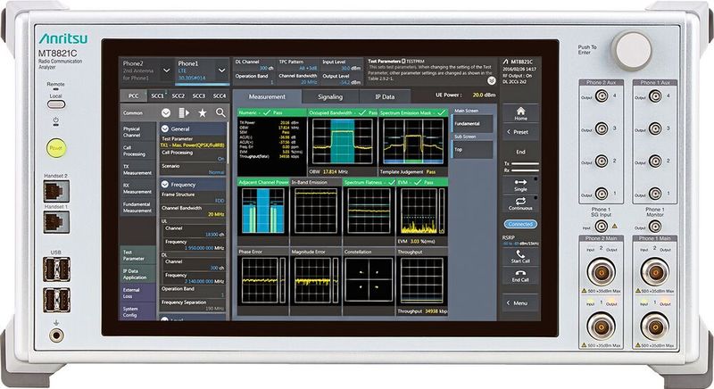 Bild 6: Der Radio Communication Analyser MT8821C von Anritsu.