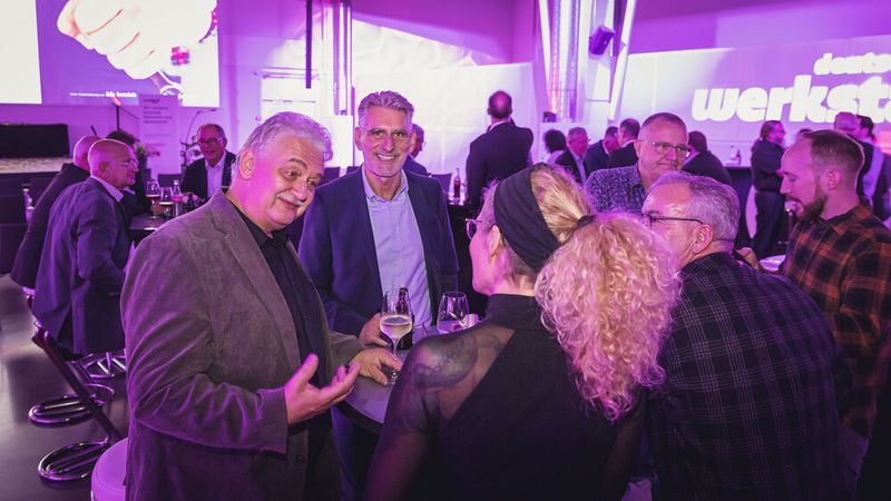 ... und zu netzwerken. (Bild: Stefan Bausewein)