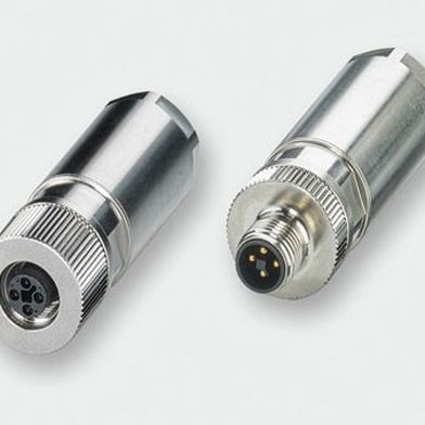 Die neuen M12-Power-Steckverbinder verbinden zuverlässig unter rauen Bedingungen. (Bild: Lütze)