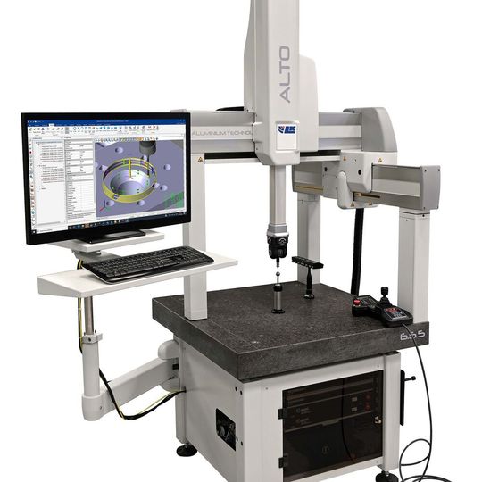 One of the new Alto aluminium-technology CMMs manufactured by LK Metrology. One of the new Alto aluminium-technology CMMs manufactured by LK Metrology.