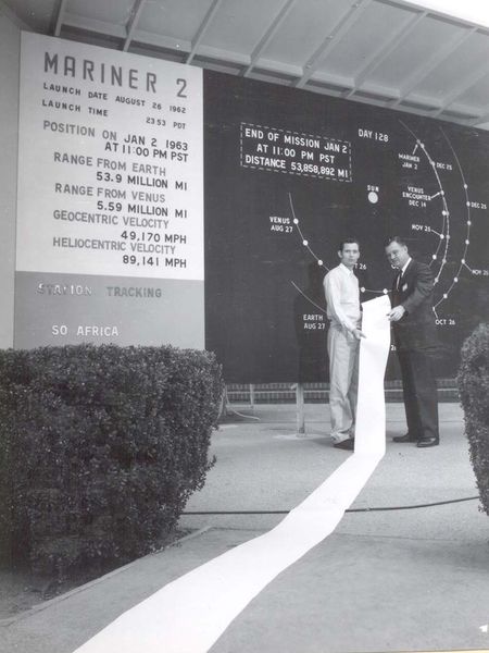 Telex von der Venus: Der Papierstreifen mit den von Mariner 2 gesendeten Daten ( NASA)