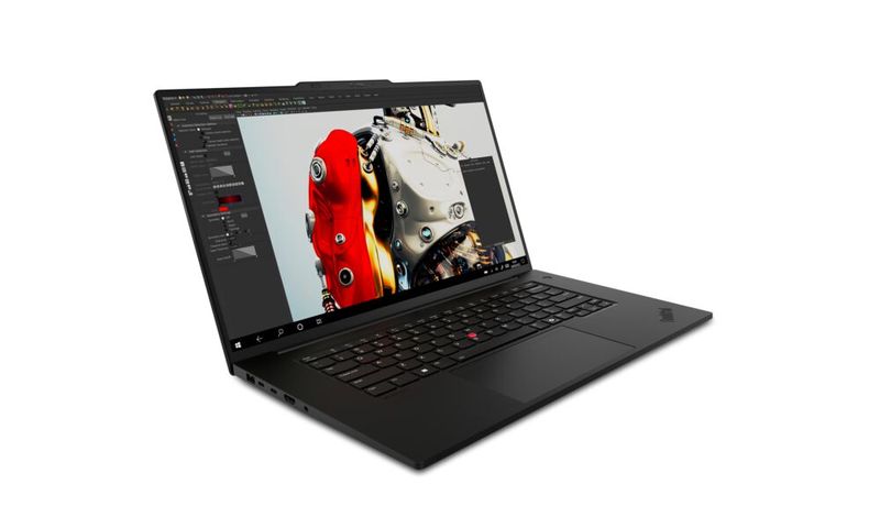 Die Top-Variante des Lenovo Thinkpad P1 Gen 7 ist mit einem Intel Core Ultra 9 185H mit insgesamt 16 Cores und einer Nvidia RTX 3000 Ada bestückt. Der LPCAMM2-Speicher mit LPDDDR5x-Chips ist auf bis zu 64 GB aufrüstbar. (Bild: Lenovo)