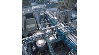 Lanxess-Standort Mannheim: Das Unternehmen entwickelt, produziert und vertreibt hier Additive, Spezialchemikalien und Serviceprodukte für die Kautschuk-, Schmierstoff- und Kunststoffindustrie. (Bild: Lanxess)