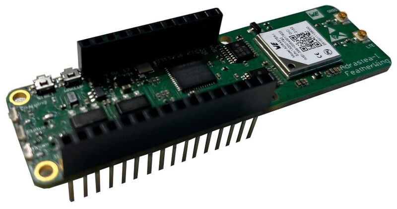 Bild 7: Das Adrastea-I-Modul ist ein LTE-M/NB-IoT-Mobilfunkmodul mit integriertem GNSS und einem ARM-Cortex-M4-Prozessor. 