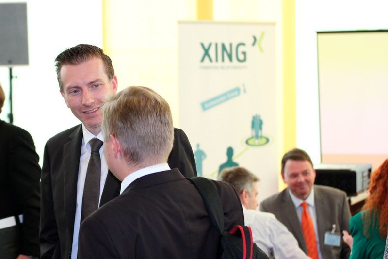 Impressionen vom Xing-Gruppentreffen auf dem Kongress „Medizin Innovativ – Medtech Summit“ am 16. Juni 2016 in Nürnberg. (Reinhardt / Devicemed)