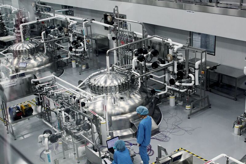 Größen-Weltmeister ist die Plant Two genannte Produktionsanlage in Incheon mit einem Reaktorvolumen von 152 000 Litern, die 2015 in Betrieb ging. (PROCESS)