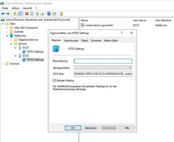10 Tipps für FSMORollen und den globalen Katalog in Active Directory