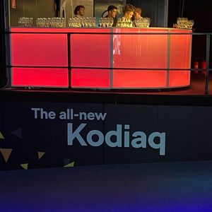 „The all-new Kodiaq“ wurde vor 350 Journalisten, Influencern, Medienschaffenden in Berlin vorgestellt. (Bild:  Grimm – VCG)