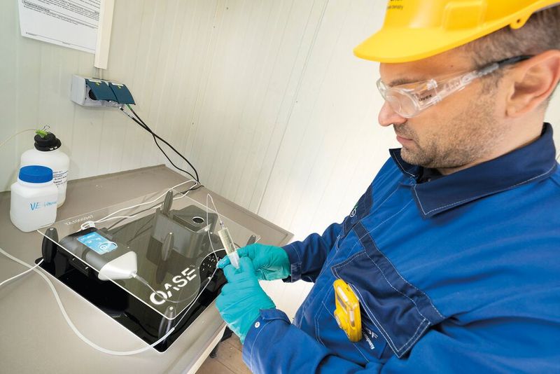 Oase digilab misst die Gaszusammensetzung.+++ Verschiedene Werte +++ (Bild: BASF)