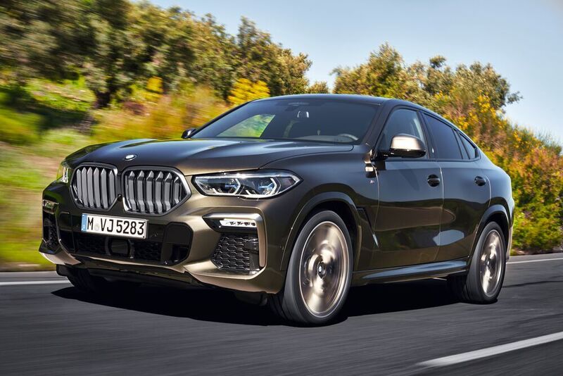 ... kann der 2,3 Tonnen schwere X6 ... (BMW)