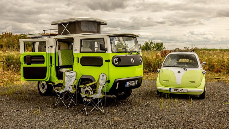 Electric Brands ist auch Hersteller des Elektro-Retromobild Evetta. (Bild: Theodor Barth/Electric Brands)