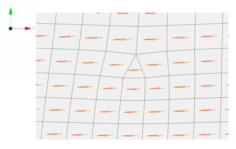 Anders als bei isotropen Werkstoffen muss während der Netzerstellung bei Composites auch die Orientierung des Materials berücksichtigt und festgelegt werden, da die Faserrichtung über die Belastbarkeit entscheidet. (Bild: ARRK|P+Z Engineering)