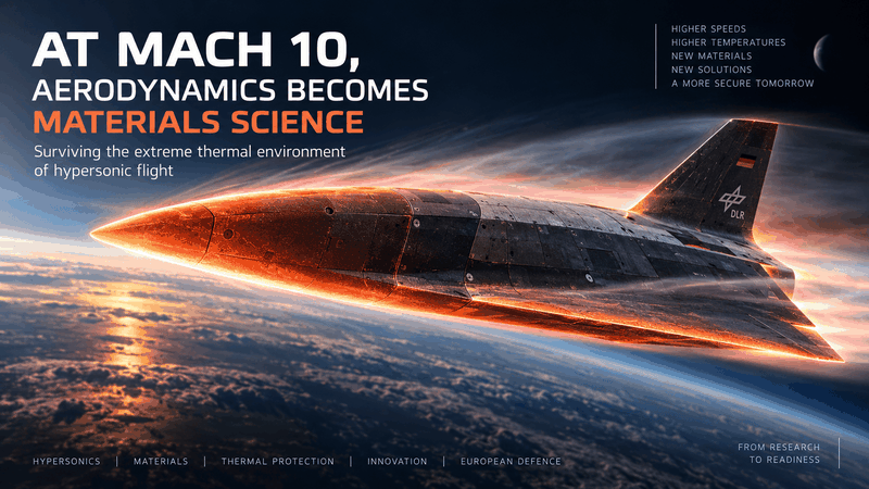 At Mach 10, Aerodynamics Becomes Materials Science(Source:)