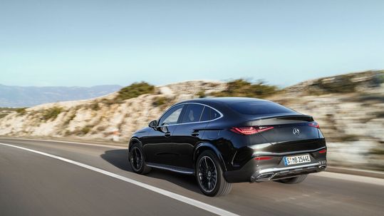 Die Markteinführung des GLC Coupé erfolgt im Sommer.(Bild:  Mercedes-Benz AG)