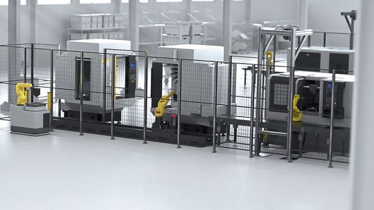 KI hat das Potenzial, die Automatisierung in der Fertigung nachhaltig zu verändern.(Bild:  Fanuc)