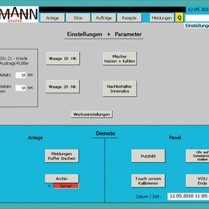 Rezepturen werden mit allen wichtigen Anlagenparametern in nur einer Maske eingetragen.(Bild:  Kitzmann)