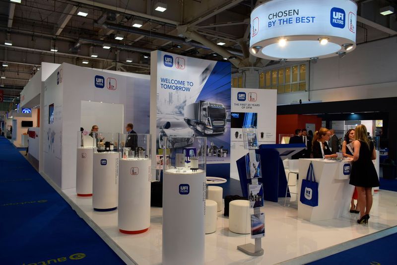 Am Stand von UFI drehte sich alles um das Thema Filtration. (Holz / »kfz-betrieb«)