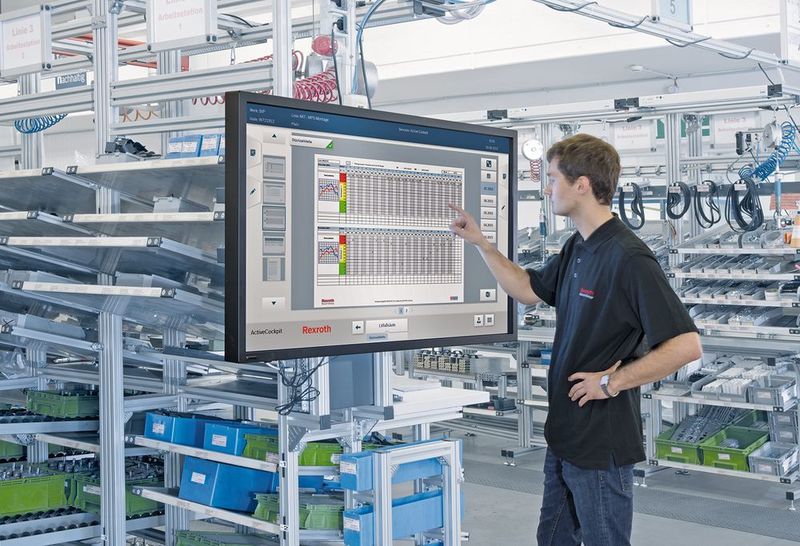 Bosh Rexroth a beaucoup travaillé l’interface utilisateur pour qu’elle soit très intuitive et ergonomique. (Bosh Rexroth)